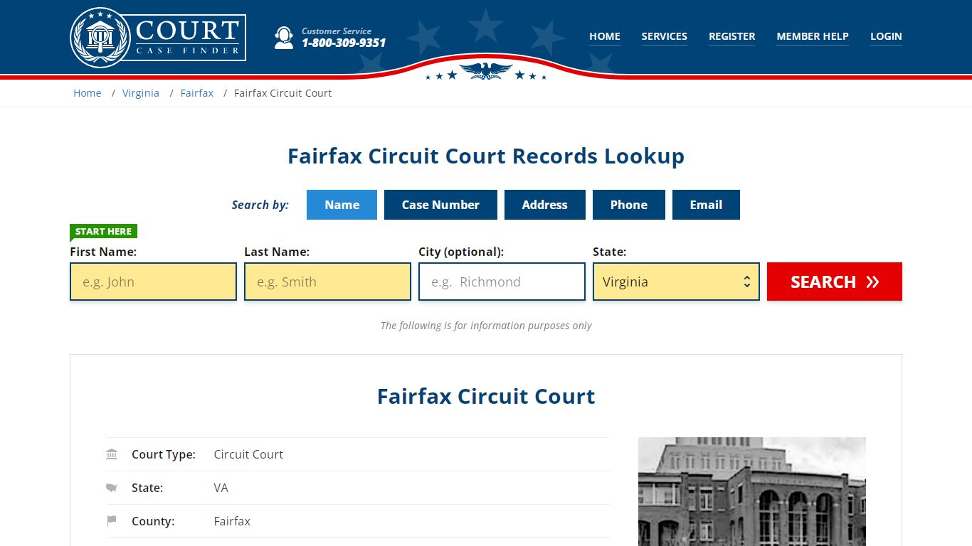 Fairfax Circuit Court Records | Fairfax, Fairfax County, VA Court Case ...